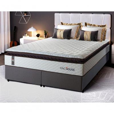 Cama Box San Diego Espuma King 193x203 Branco King House