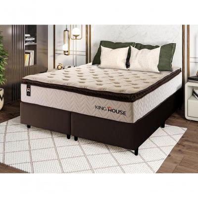 Cama Box Quartzo Molas Ensacadas King 193x203 King House