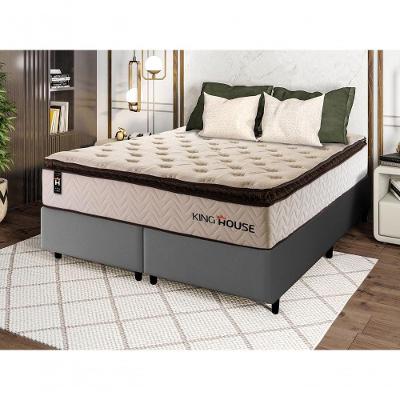 Cama Box Quartzo Molas Ensacadas King 193x203 King House