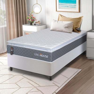 Cama Box Luanda Espuma D28 Solteiro 88x188 Branco King House