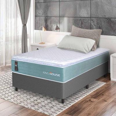 Cama Box Lagos Molas Ensacadas Solteirão 96x203 King House