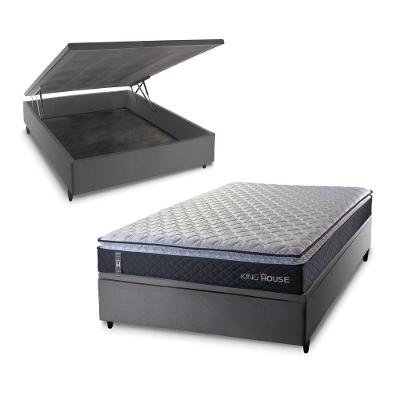 Cama Box Baú Casal 138x188 Dakota Espuma D33 King House