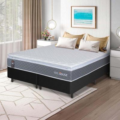 Cama Box Luanda Espuma D28 Queen 158x198 Preto King House
