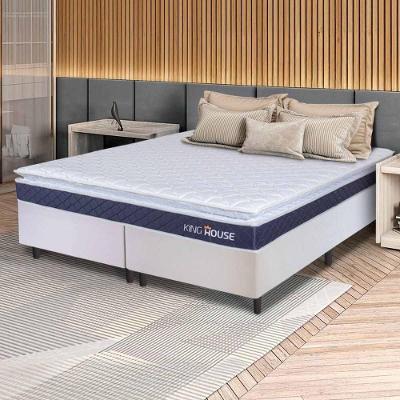 Cama Box Durban Espuma D28 King 193x203 Branco King House