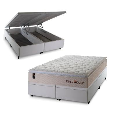 Cama Box Baú Roma com Molas Ensacadas 193x203 King House