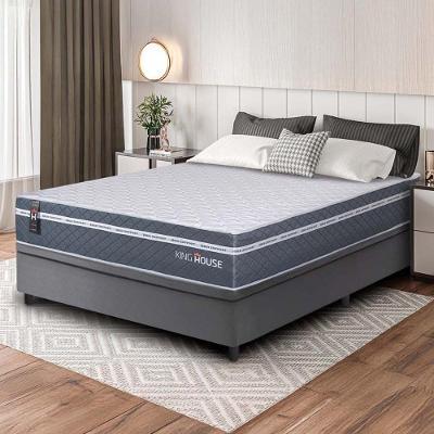 Cama Box Baú Cairo Molas Ensacadas Casal 138x188 King House