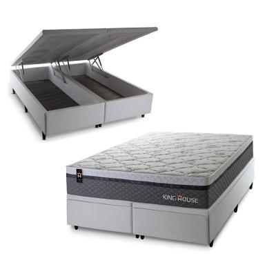 Cama Box Baú Benton com Molas Ensacadas 193x203 King House