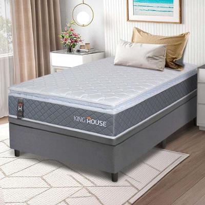 Cama Box Baú Luanda Espuma D28 Solteirão 96x203 King House