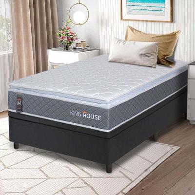 Cama Box Baú Luanda Espuma D28 Solteirão 96x203 King House