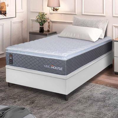 Cama Box Baú Argel Espuma D33 Solteiro 88x188 King House
