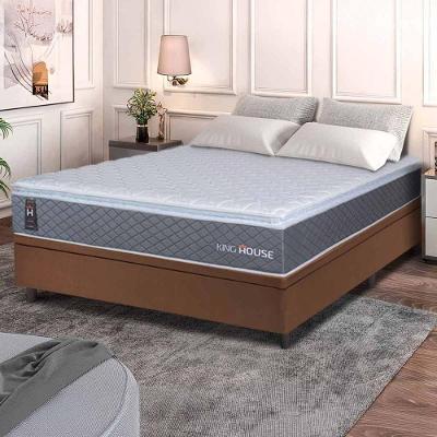 Cama Box Baú Argel Espuma D33 Casal 138x188 King House