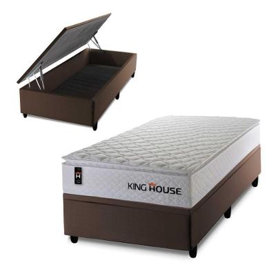 Cama Box Baú New Moon 96x203 com Molas Ensacadas King House