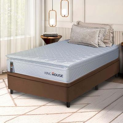 Cama Box Baú Luanda Espuma D28 Solteirão 96x203 King House