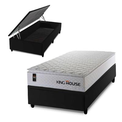 Cama Box Baú New Moon 88x188 com Molas Ensacadas King House