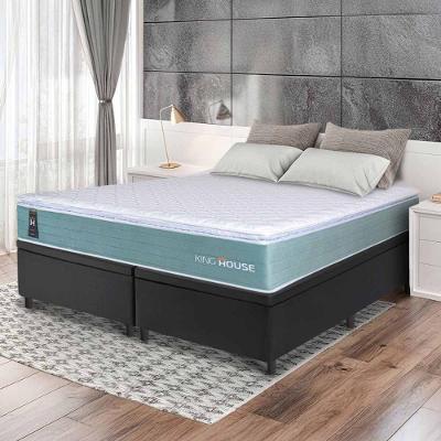 Cama Box Baú Lagos Molas Ensacadas Queen 158x198 King House