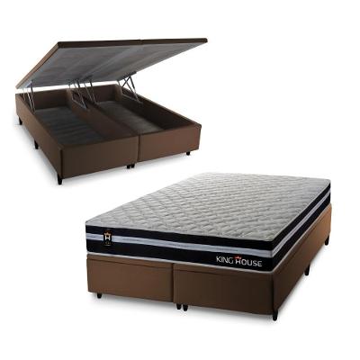 Cama Box Baú Durham com Molas Ensacadas 193x203 King House