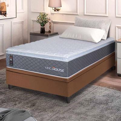 Cama Box Baú Argel Espuma D33 Solteiro 88x188 King House