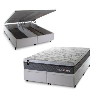 Cama Box Baú Benton com Molas Ensacadas 158x198 King House