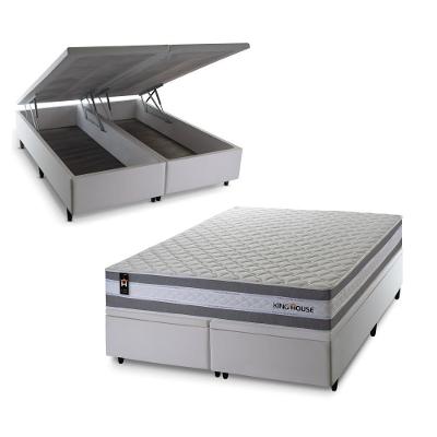 Cama Box Baú Alpine com Molas Ensacadas 193x203 King House