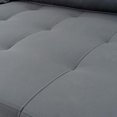 Sofá Retrátil Reclinável Montebello 3,00m Suede Velut Cinza Molas No Assento - King House