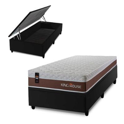 Cama Box Baú Venice 96x203 com Molas Ensacadas King House