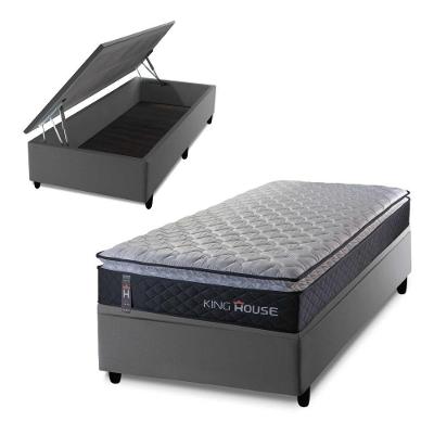 Cama Box Baú Solteiro 88x188 Dakota Espuma D33 King House