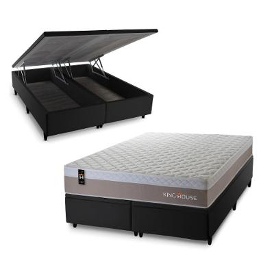 Cama Box Baú Sheffield com Molas Ensacadas 193x203 King House