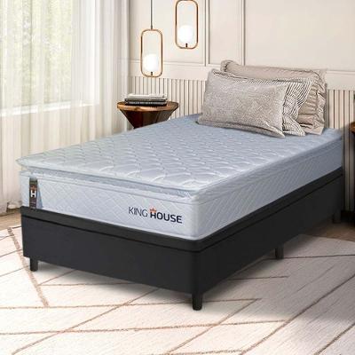 Cama Box Baú Luanda Espuma D28 Solteirão 96x203 King House