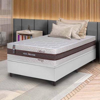 Cama Box Baú Mali Molas Ensacadas Solteiro 96x203 King House