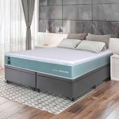 Cama Box Baú Lagos Molas Ensacadas Queen 158x198 King House
