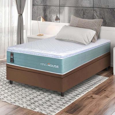 Cama Box Baú Lagos Molas Ensacadas 88x188 Marrom King House