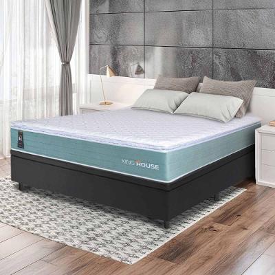 Cama Box Baú Lagos Molas Ensacadas Casal 138x188 King House
