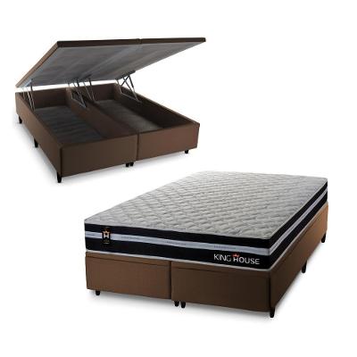 Cama Box Baú Durham com Molas Ensacadas 158x198 King House