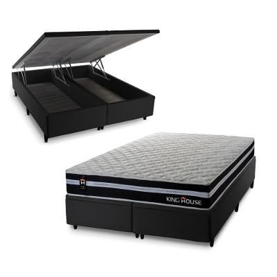 Cama Box Baú Durham com Molas Ensacadas 158x198 King House