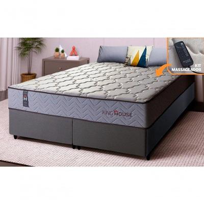 Cama Box Magnético Casal 138x188 Bege Soft Relax King House