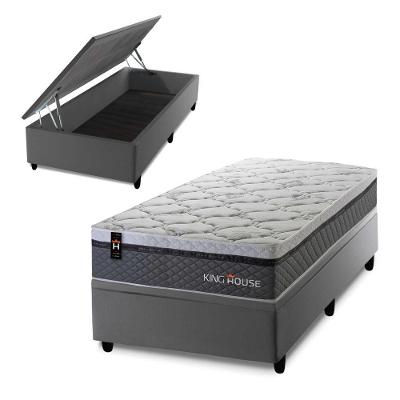 Cama Box Baú Benton 96x203 com Molas Ensacadas King House