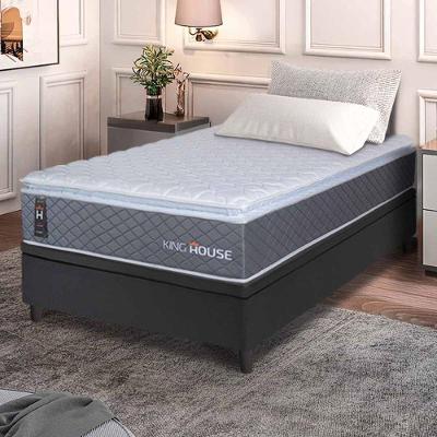 Cama Box Baú Argel Espuma D33 Solteiro 88x188 King House