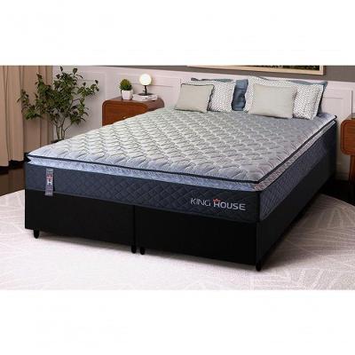 Cama Box Dakota Espuma D33 King 193x203 Preto King House