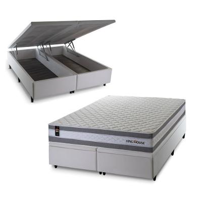 Cama Box Baú Alpine com Molas Ensacadas 158x198 King House