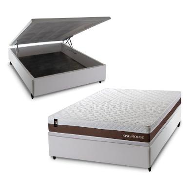 Cama Box Baú Venice 138x188 com Molas Ensacadas King House