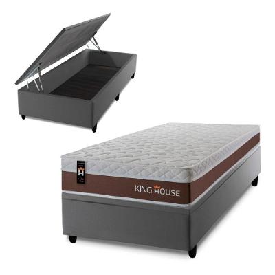 Cama Box Baú Venice 88x188 com Molas Ensacadas King House