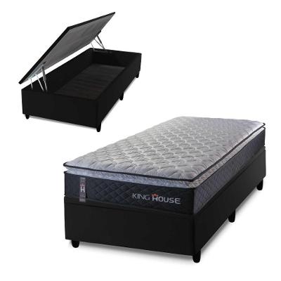 Cama Box Baú Solteirão 96x203 Dakota Espuma D33 King House