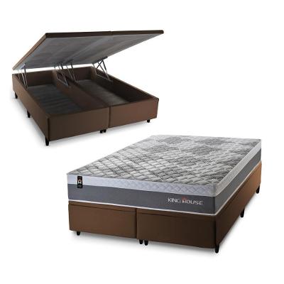 Cama Box Baú Sheffield com Molas Ensacadas 193x203 King House