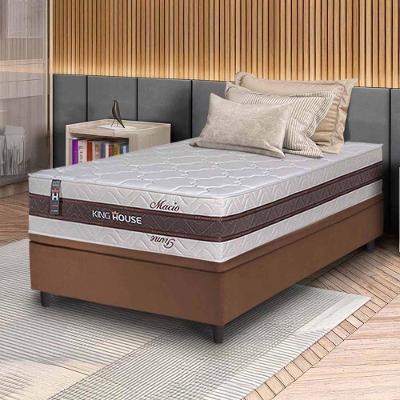 Cama Box Baú Mali Molas Ensacadas Solteiro 88x188 King House