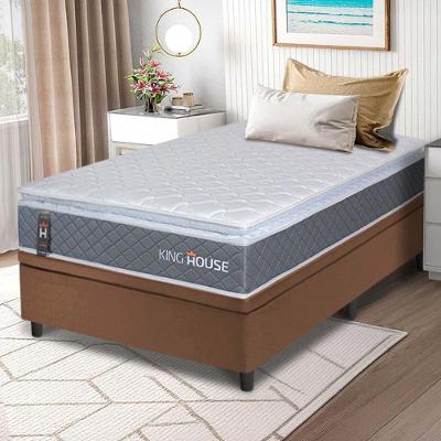 Cama Box Baú Luanda Espuma D28 Solteirão 96x203 King House