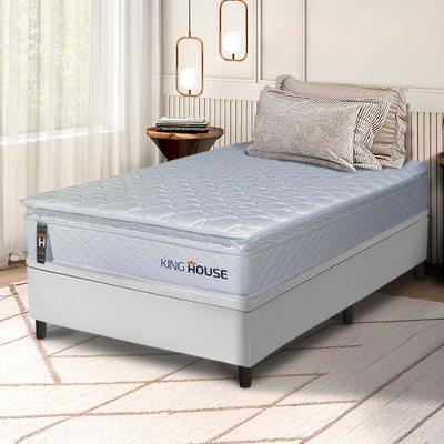 Cama Box Baú Luanda Espuma D28 Solteirão 96x203 King House