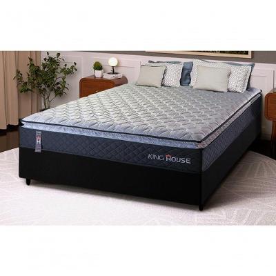 Cama Box Viúva 128x188 Preto Dakota Espuma D33 King House