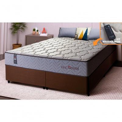 Cama Box Magnético Casal 138x188 Bege Soft Relax King House