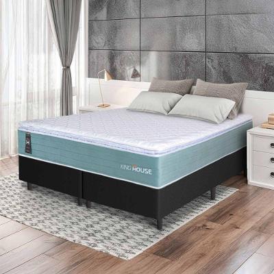 Cama Box Lagos Molas Ensacadas King 193x203 Preto King House