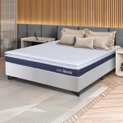 Cama Box Durban Espuma D28 Casal 138x188 Branco King House